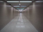 Long underground corridor at LAX (54 KB)